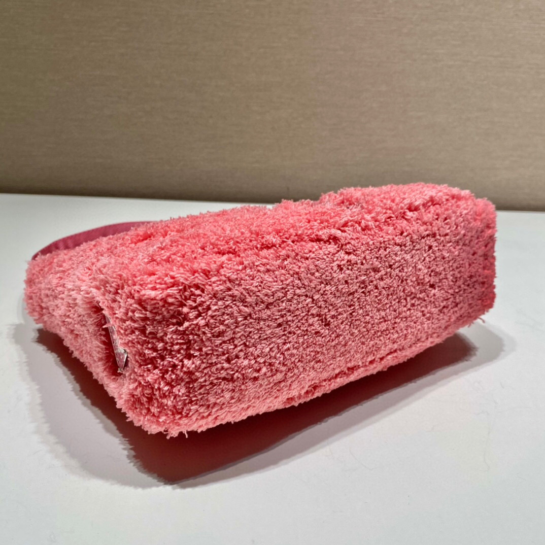 Re-Edition 2000 Terry Mini-Bag In Pink For Women 8.6in/ 22cm 1NE515_2DXO_F046J - Image 6