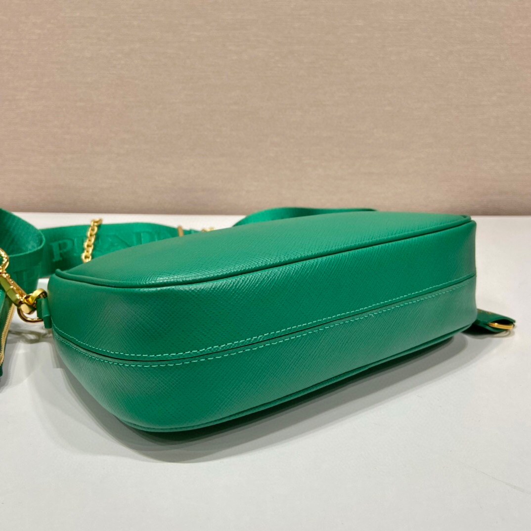 Re-Edition 2005 Saffiano Bag In Green For Women 8.6 in/ 22 cm 1BH204_NZV_F0PCL_V_V2M - Image 6
