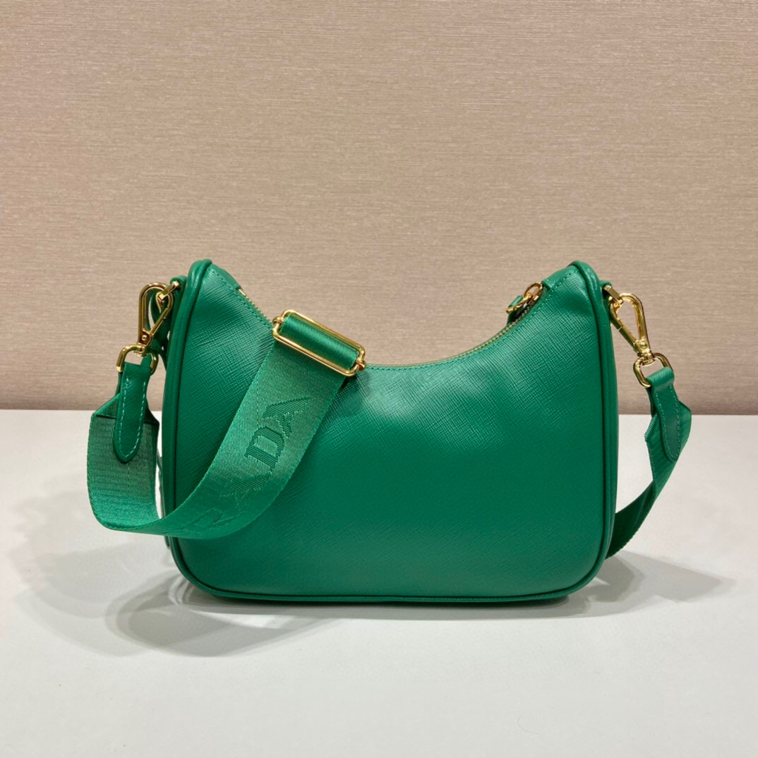 Re-Edition 2005 Saffiano Bag In Green For Women 8.6 in/ 22 cm 1BH204_NZV_F0PCL_V_V2M - Image 5