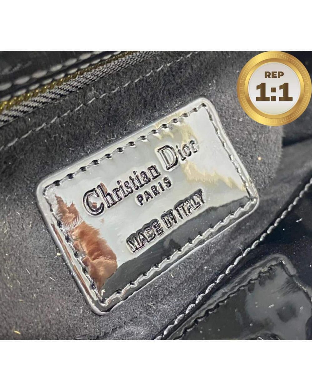 1:1 Replica Christian Dior Mini Lady Dior Bag Black For Women 17cm