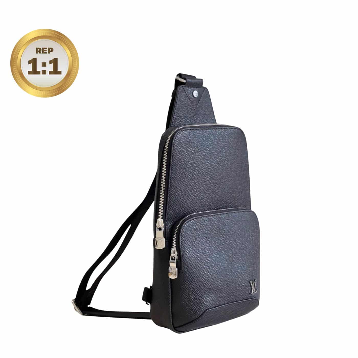 1:1 Replica Louis Vuitton Avenue Sling Bag Black For Women 12.2in/31cm LV M30443