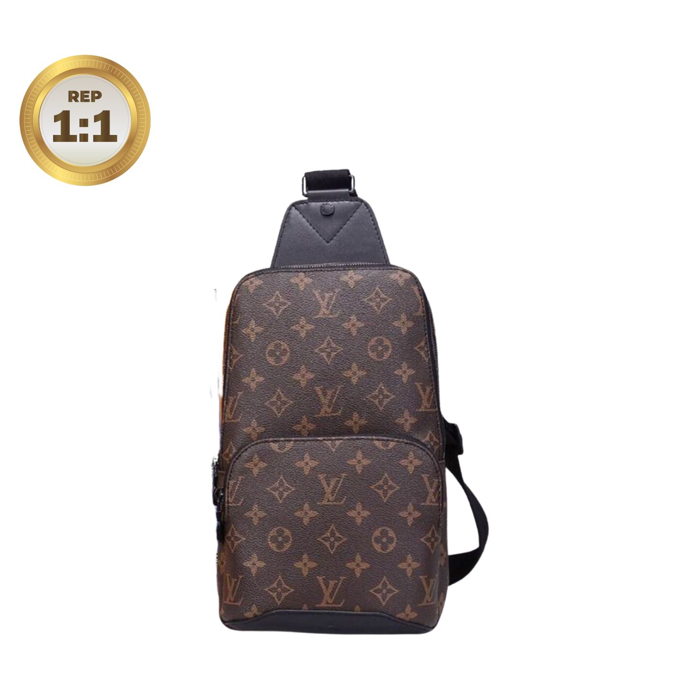 1:1 Replica Louis Vuitton Avenue Sling Bag Brown For Men 12.2in/31cm