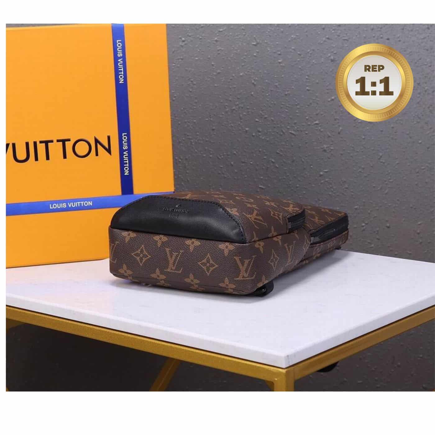 1:1 Replica Louis Vuitton Avenue Sling Bag Brown For Men 12.2in/31cm - Image 2