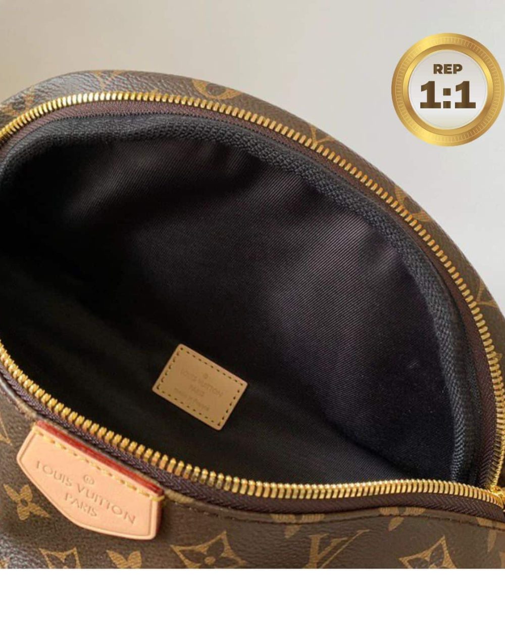 1:1 Replica Louis Vuitton Bumbag Monogram Canvas Brown For Women 14.5in/37cm M43644