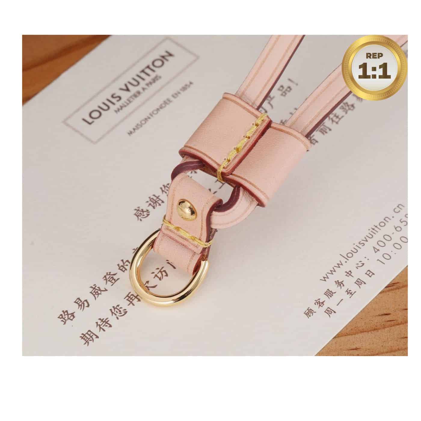 1:1 Replica Louis Vuitton Neverfull MM Tote Bag Monogram Canvas Brown For Women 12.6in/32cm LV M40995 - Image 5