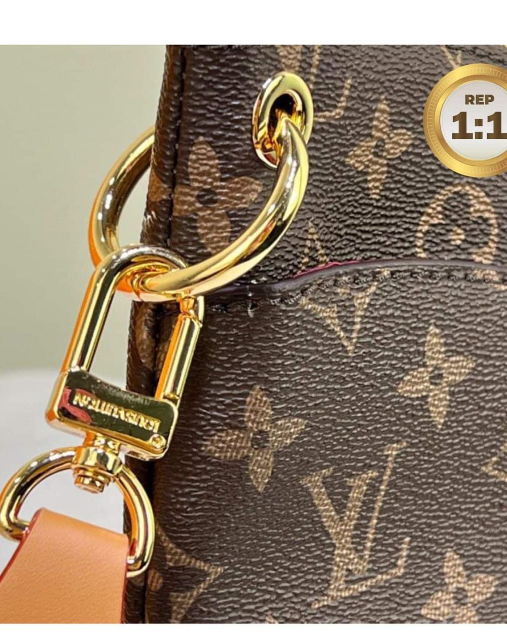 1:1 Replica Louis Vuitton Odeon PM Monogram Canvas Brown For Women 11in/28cm LV M45354