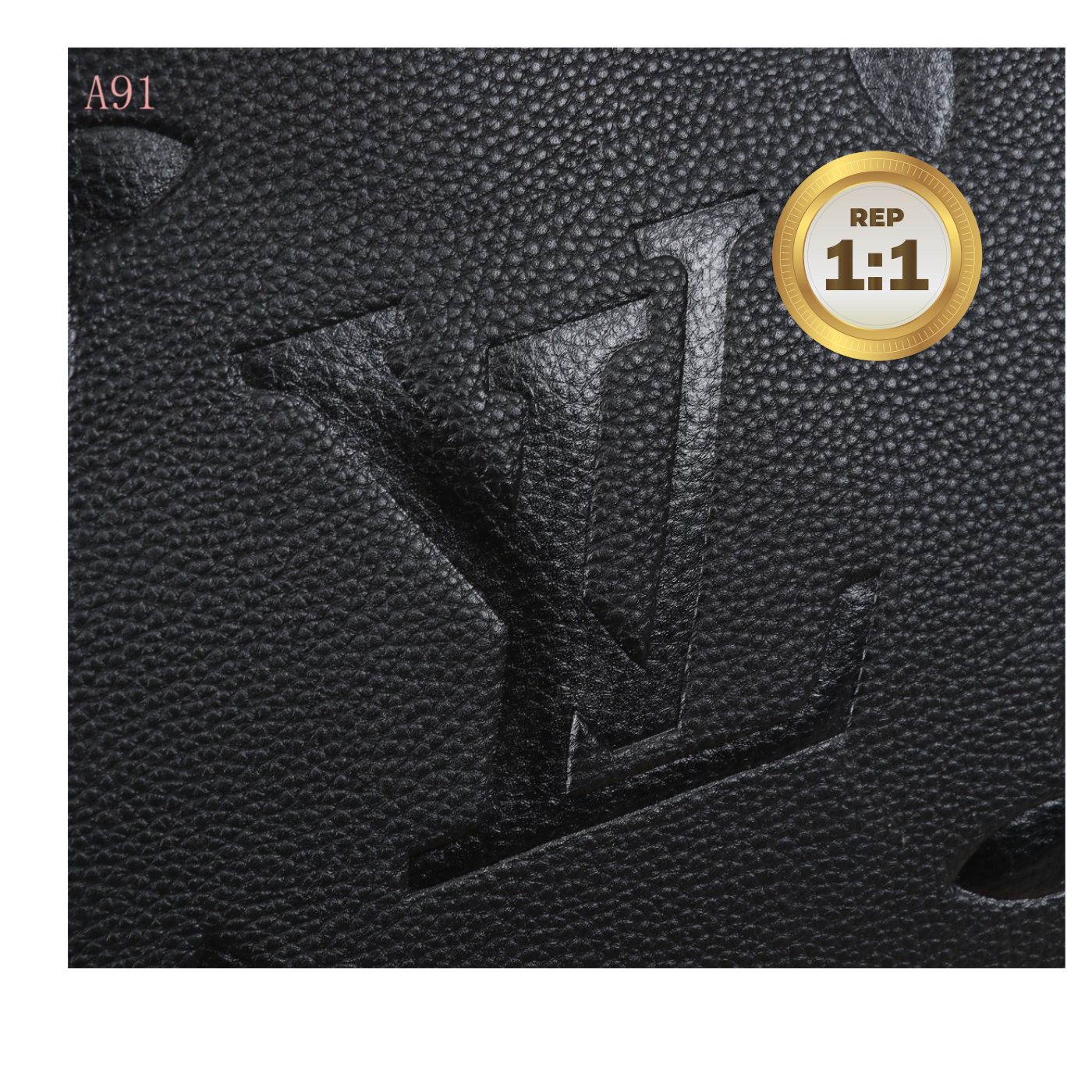 1:1 Replica Louis Vuitton Onthego MM Monogram Empreinte Tote Bag Black For Women 35cm LV M45595 - Image 2