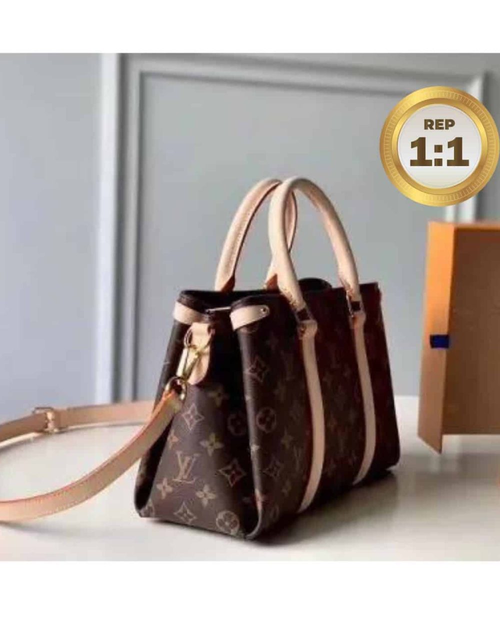 1:1 Replica Louis Vuitton Open BB Bag Brown For Women 27cm M44576