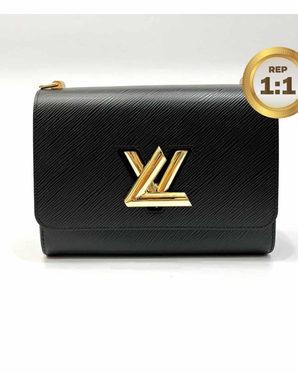 1:1 Replica Louis Vuitton Twist MM Epi Black For Women 9.4in/23cm