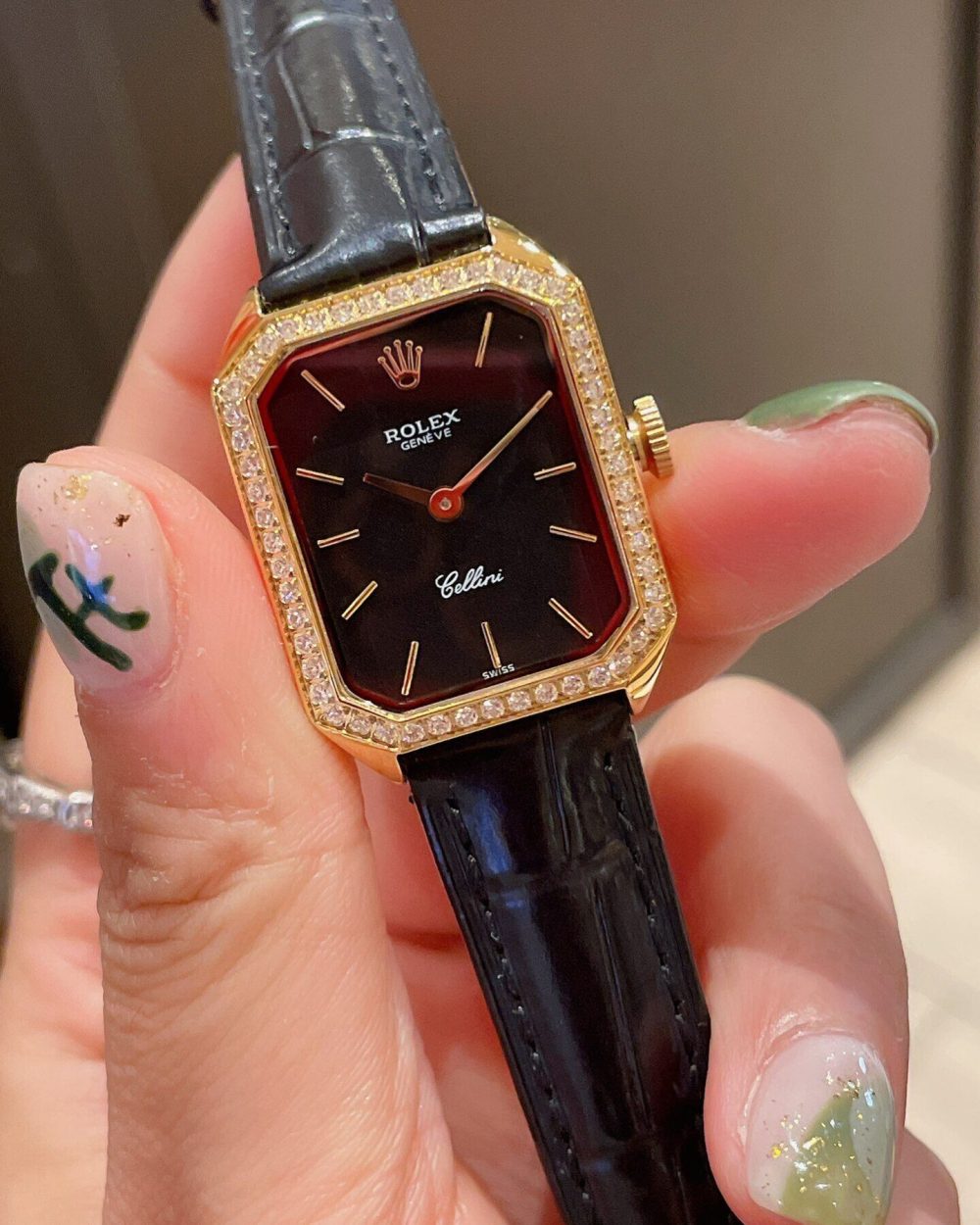 Rolex Cellini 24mm Gold Toned For Women