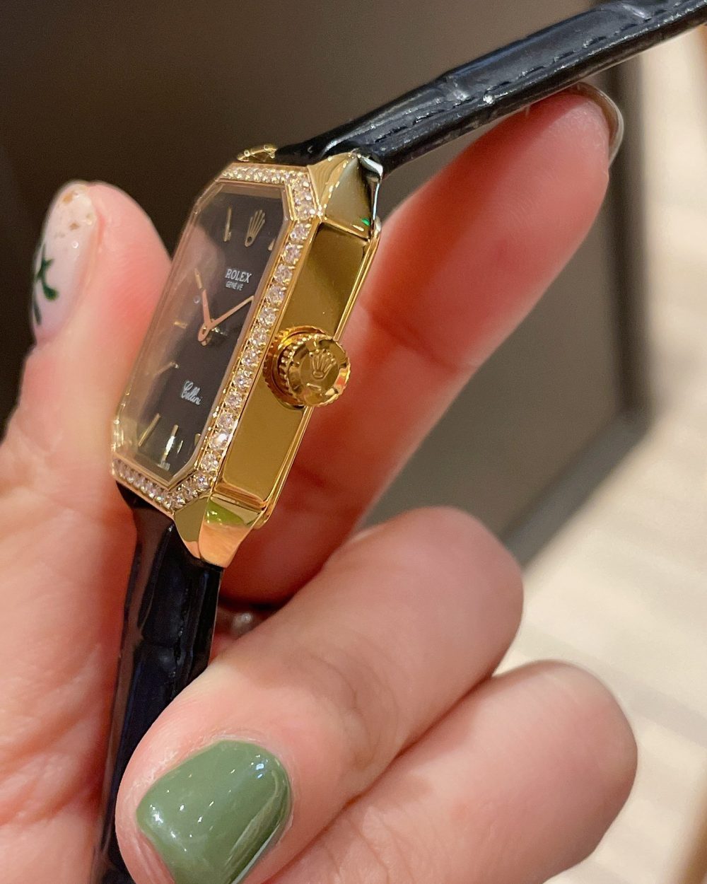 Rolex Cellini 24mm Gold Toned For Women