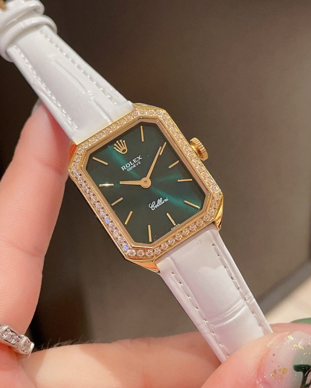 Rolex Cellini 24mm Gold Toned For Women