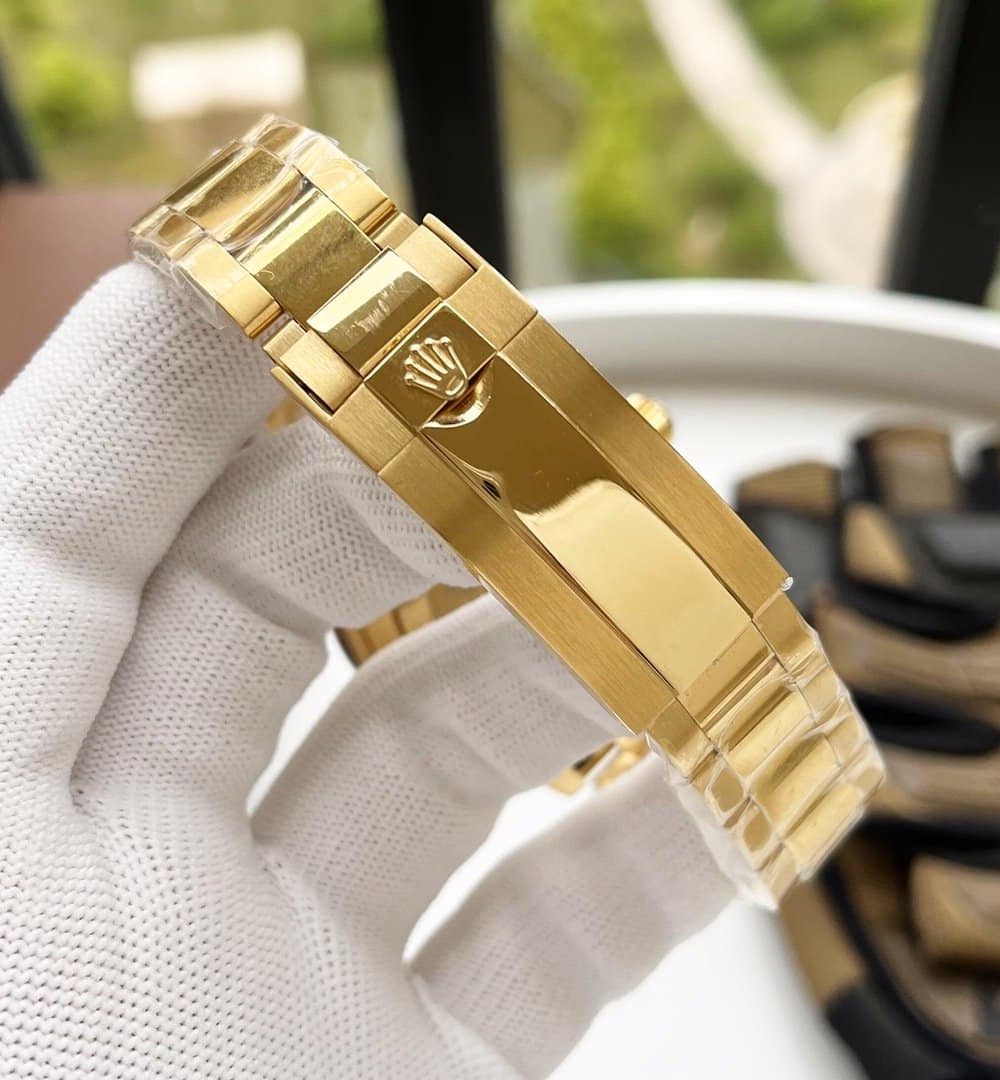 Rolex Cosmograph Daytona 40mm Gold Toned Beaded For Men