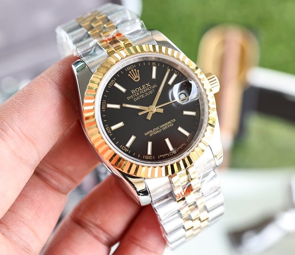 Rolex Datejust 36mm Silver Toned For Men 179174