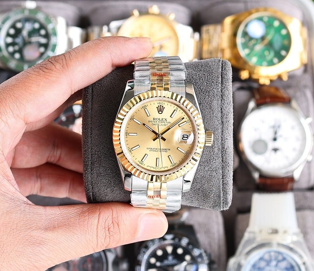 Rolex Datejust 36mm Silver Toned For Men 179174