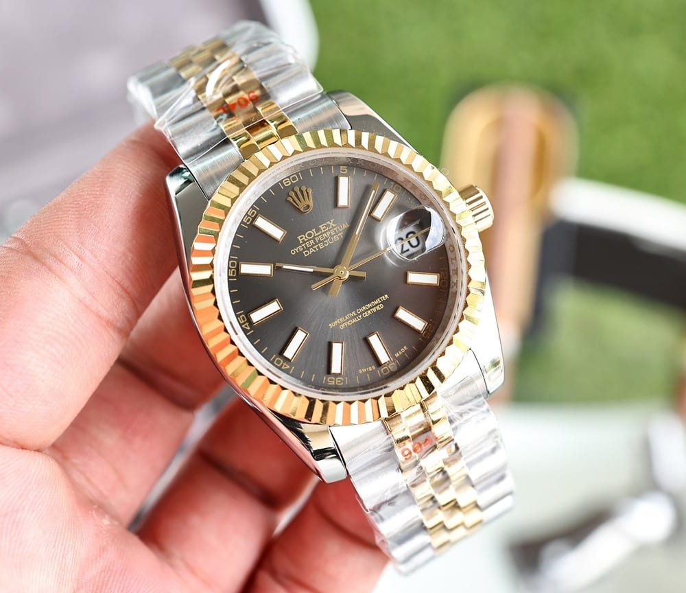 Rolex Datejust 36mm Silver Toned For Men 179174