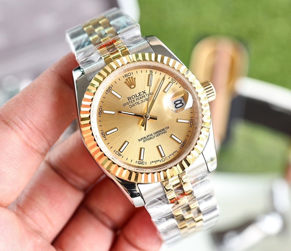 Rolex Datejust 36mm Silver Toned For Men 179174