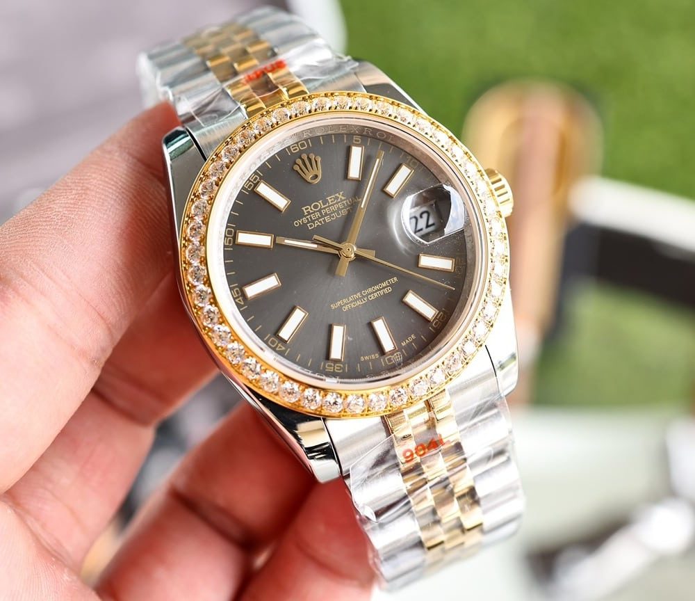 Rolex Datejust 36mm Silver Toned For Men 179174