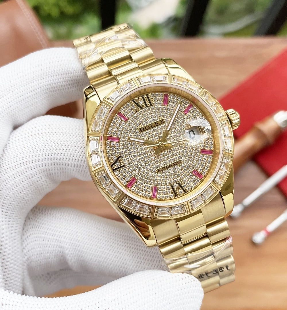 Rolex Datejust 41mm Oyster Perpetual Gold Toned For Men