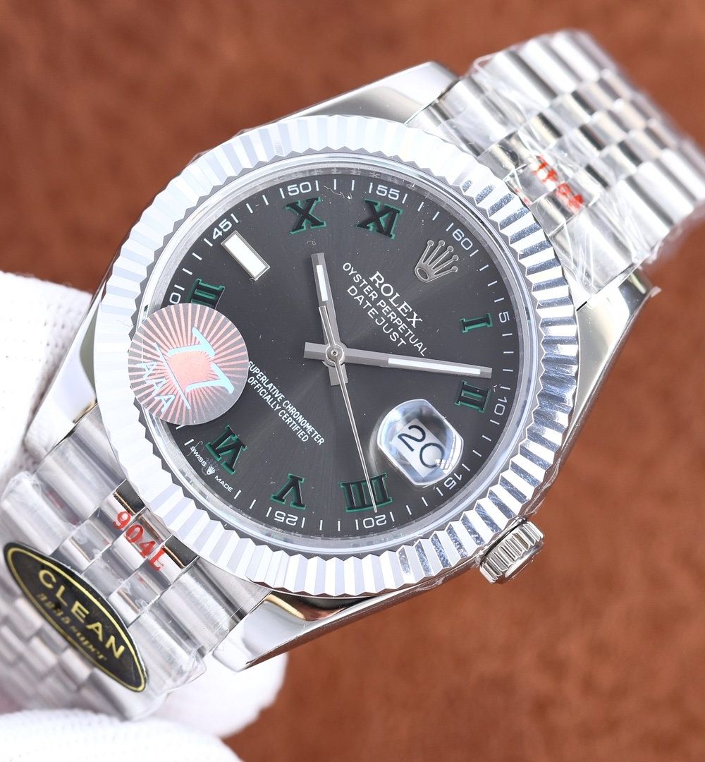 Rolex Datejust 41mm Oyster Perpetual Silver Toned For Men