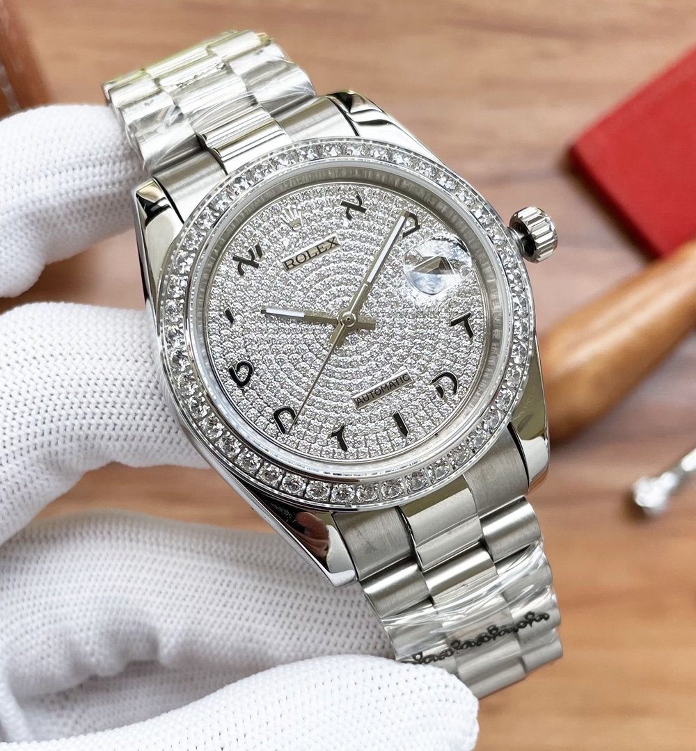 Rolex Datejust 41mm Oyster Perpetual Silver Toned For Men