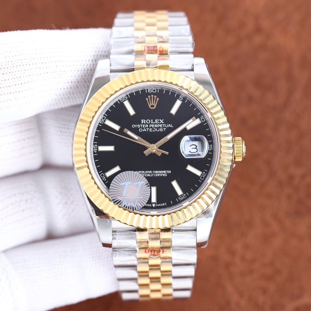 Rolex Datejust 41mm Oyster Perpetual Silver Toned For Men