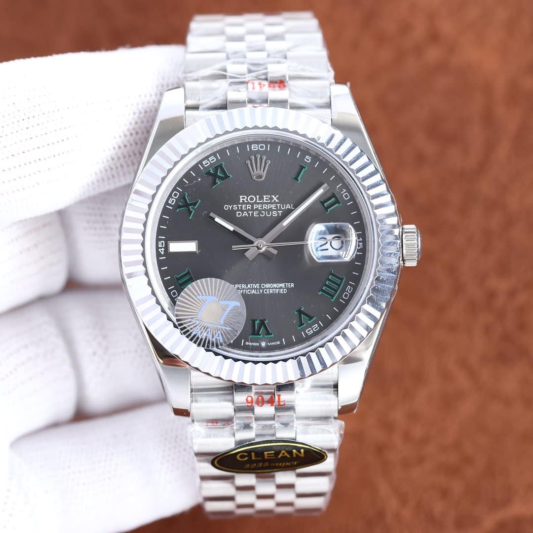 Rolex Datejust 41mm Oyster Perpetual Silver Toned For Men