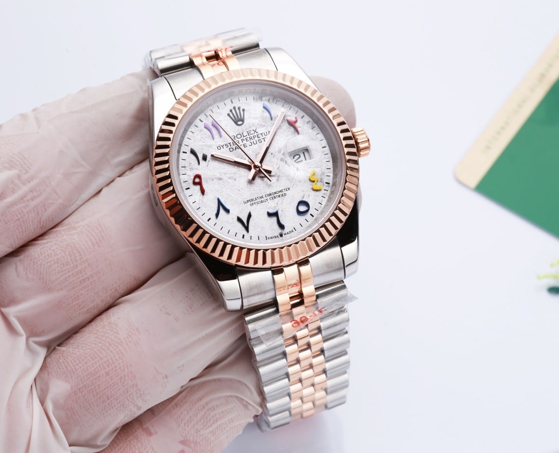 Rolex Datejust 41mm Oyster Perpetual Silver Toned For Men