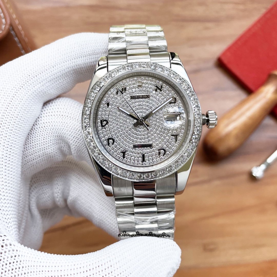 Rolex Datejust 41mm Oyster Perpetual Silver Toned For Men