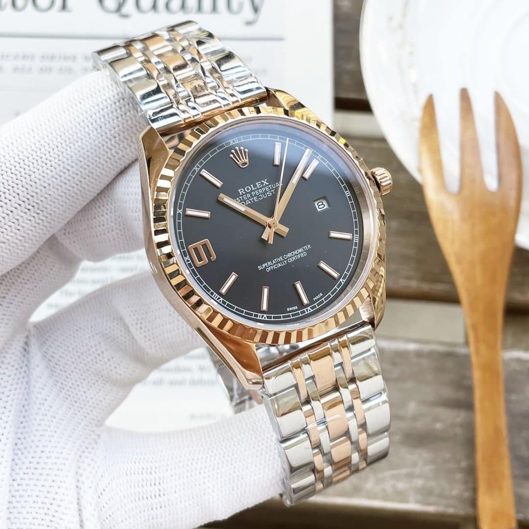 Rolex Datejust 41mm Oyster Perpetual Silver Toned For Men