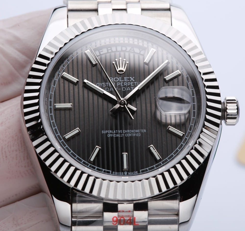 Rolex Datejust 41mm Oyster Perpetual Silver Toned For Men