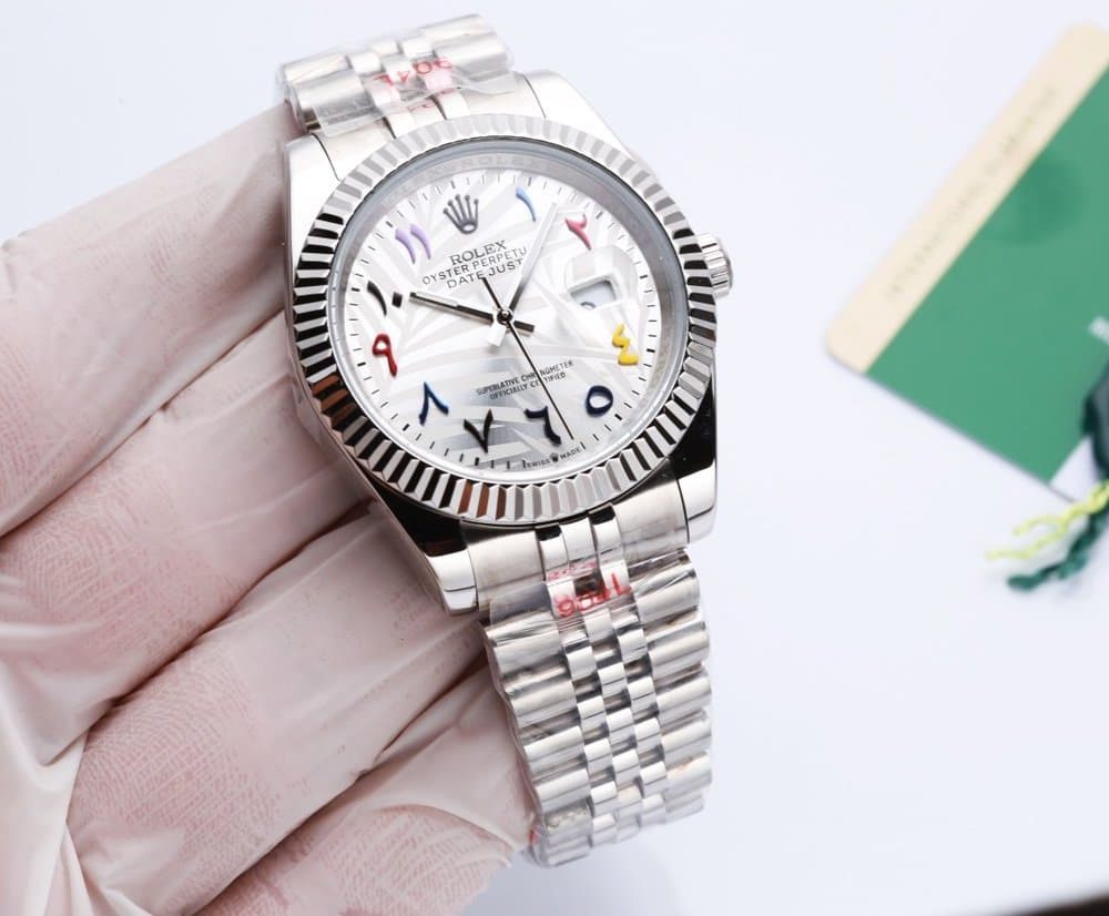 Rolex Datejust 41mm Oyster Perpetual Silver Toned For Men