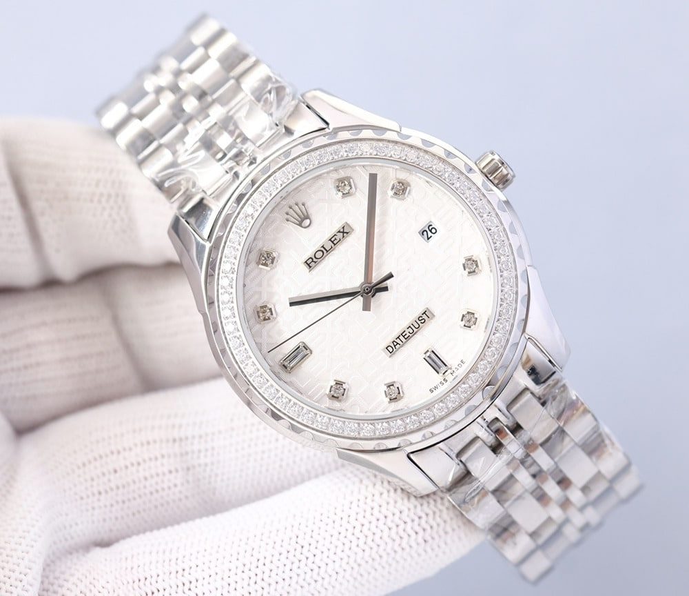 Rolex Datejust 41mm Silver Toned For Men