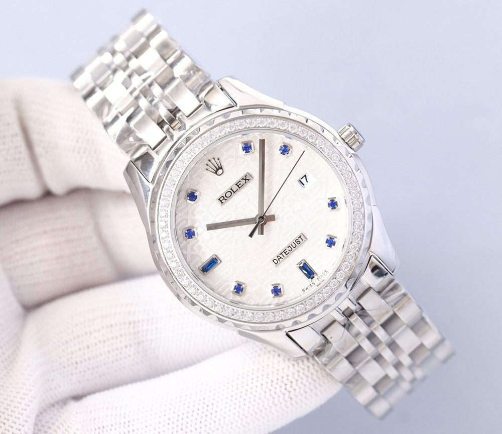 Rolex Datejust 41mm Silver Toned For Men