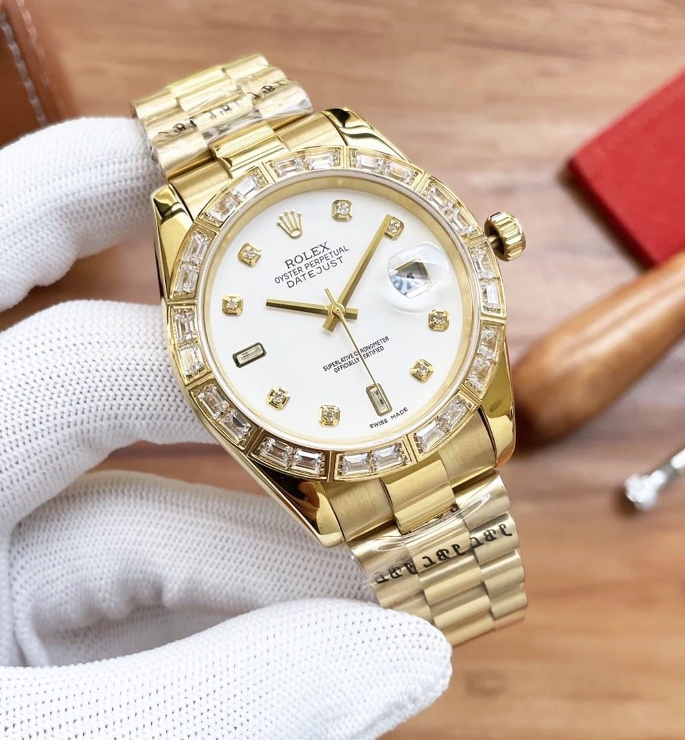 Rolex Datejust Oyster Perpetual 41 Gold Toned For Men