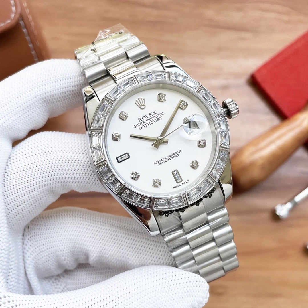 Rolex Datejust Oyster Perpetual 41 Silver Toned For Men