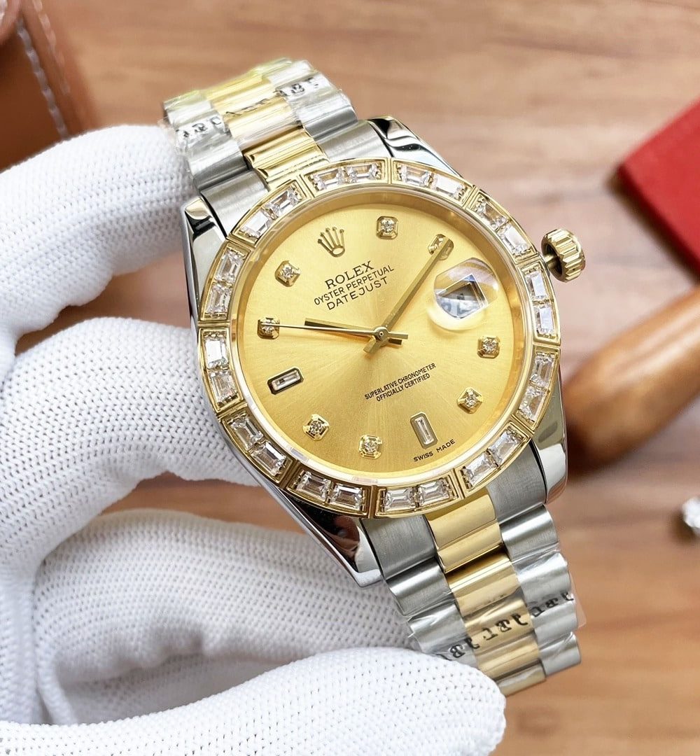 Rolex Datejust Oyster Perpetual 41 Silver Toned For Men