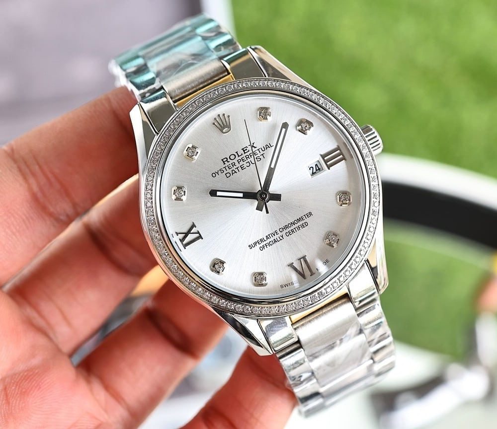 Rolex Datejust Oyster Perpetual 41 Silver Toned For Men