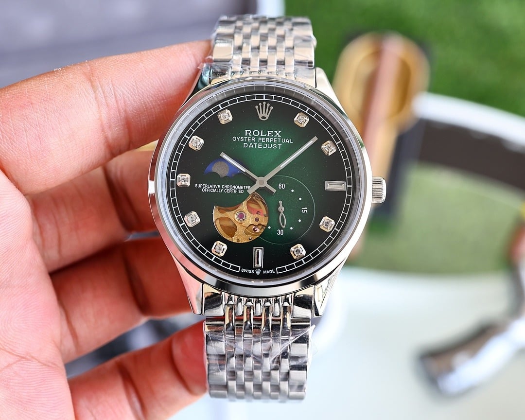 Rolex Datejust Oyster Perpetual 41 Silver Toned For Men