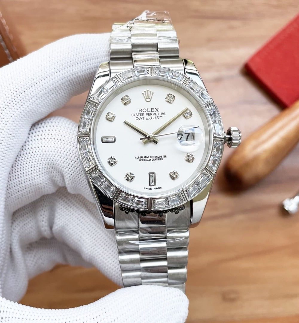 Rolex Datejust Oyster Perpetual 41 Silver Toned For Men