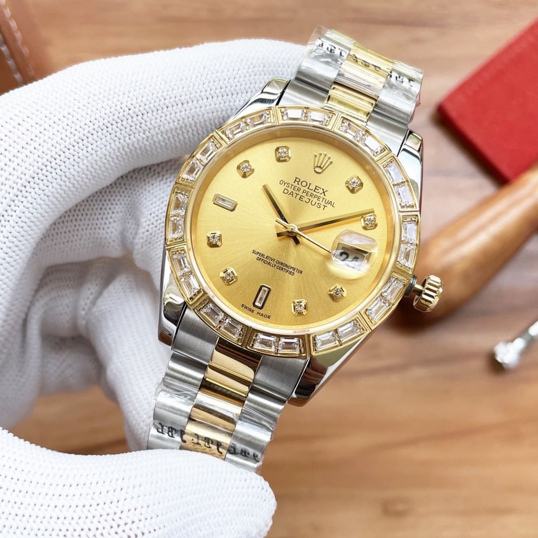 Rolex Datejust Oyster Perpetual 41 Silver Toned For Men