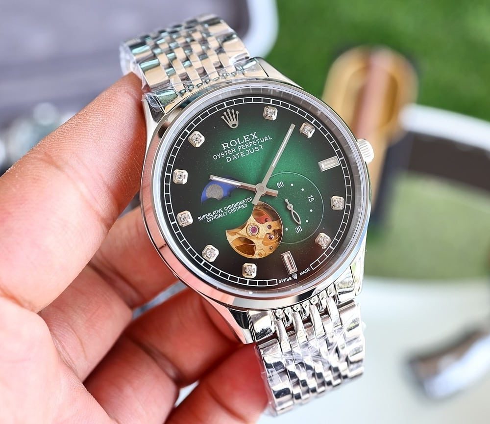 Rolex Datejust Oyster Perpetual 41 Silver Toned For Men