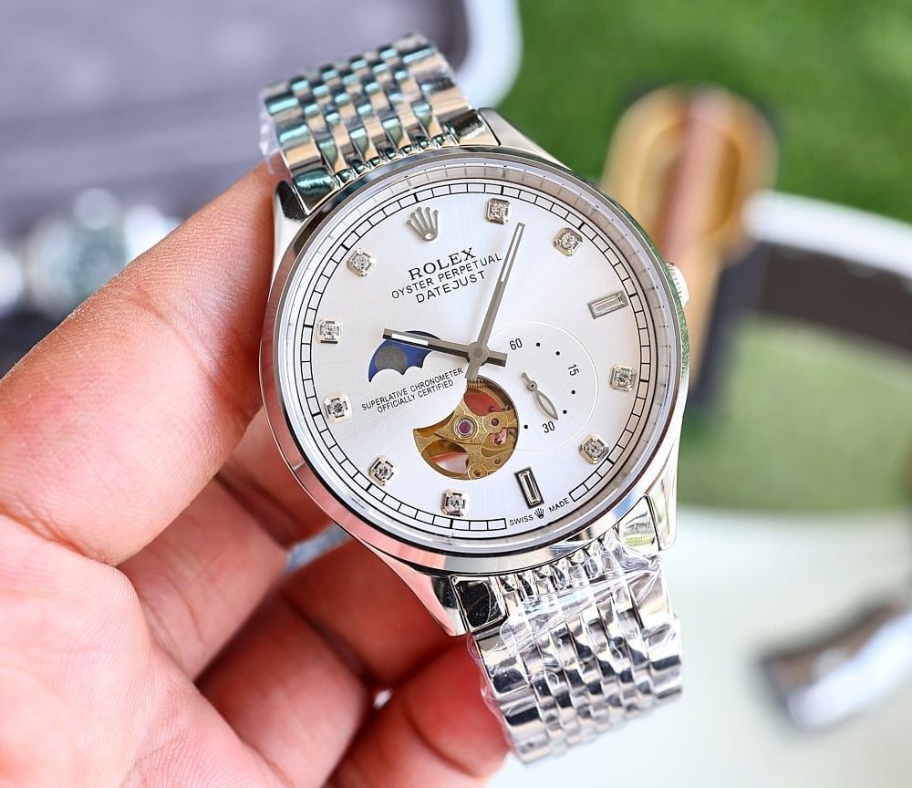 Rolex Datejust Oyster Perpetual 41 Silver Toned For Men