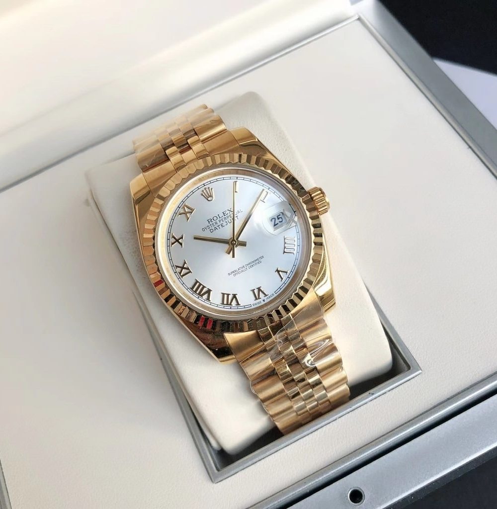 Rolex Datejust Watch Gold Toned Unisex 622546