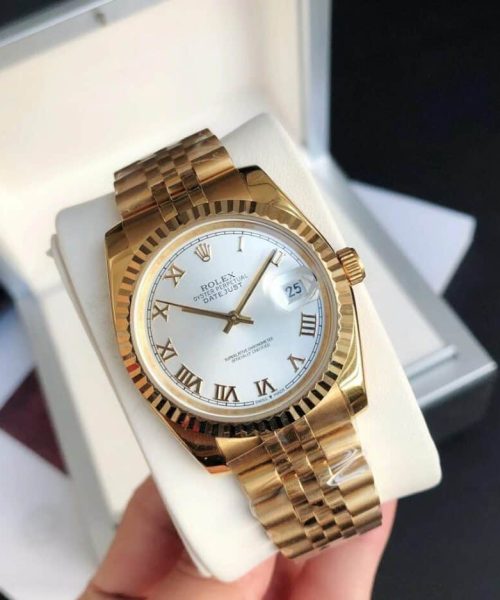 Rolex Datejust Watch Gold Toned Unisex 622546