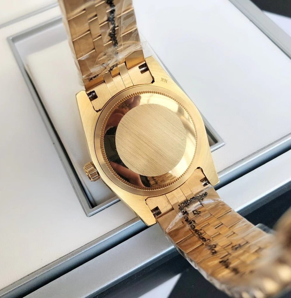 Rolex Datejust Watch Gold Toned Unisex