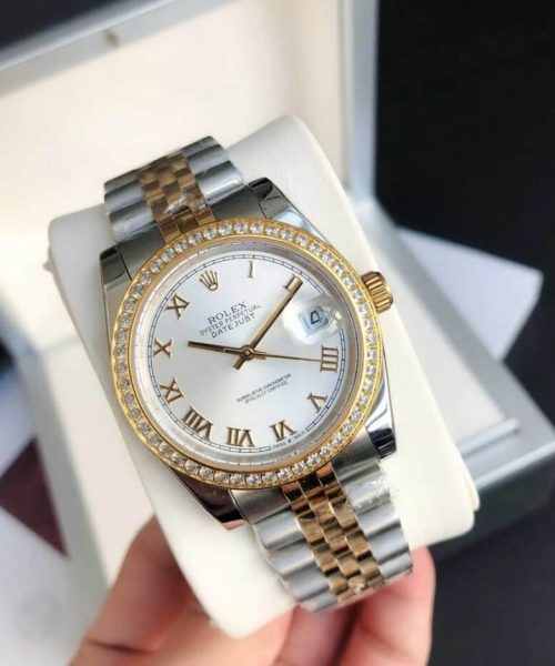 Rolex Datejust Watch Gold/Silver Toned Unisex 178383