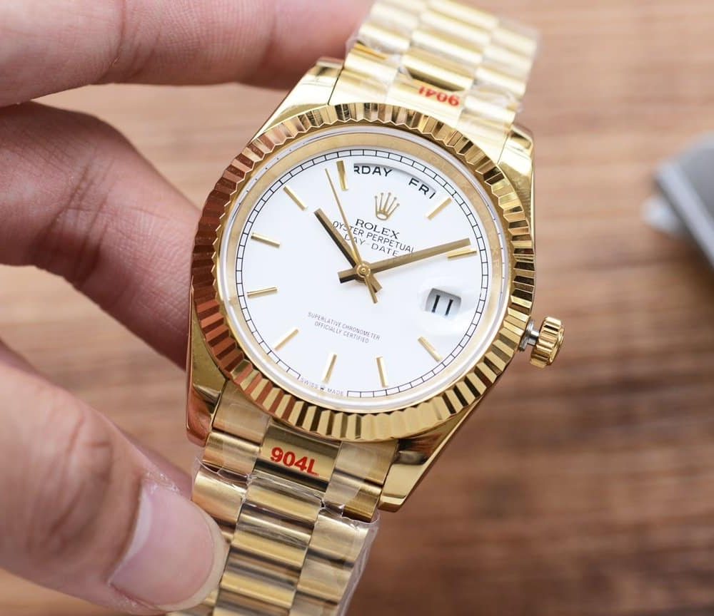 Rolex Day-date 41mm Gold Toned For Men