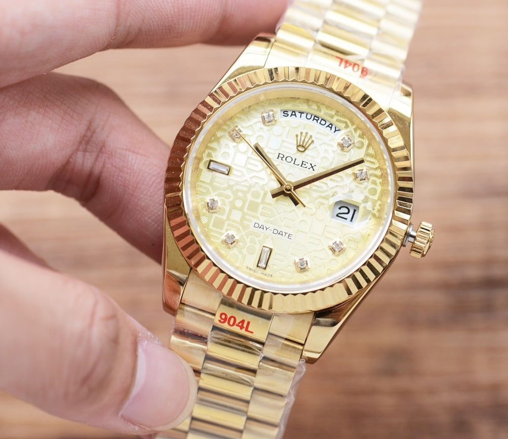 Rolex Day-date 41mm Gold Toned For Men