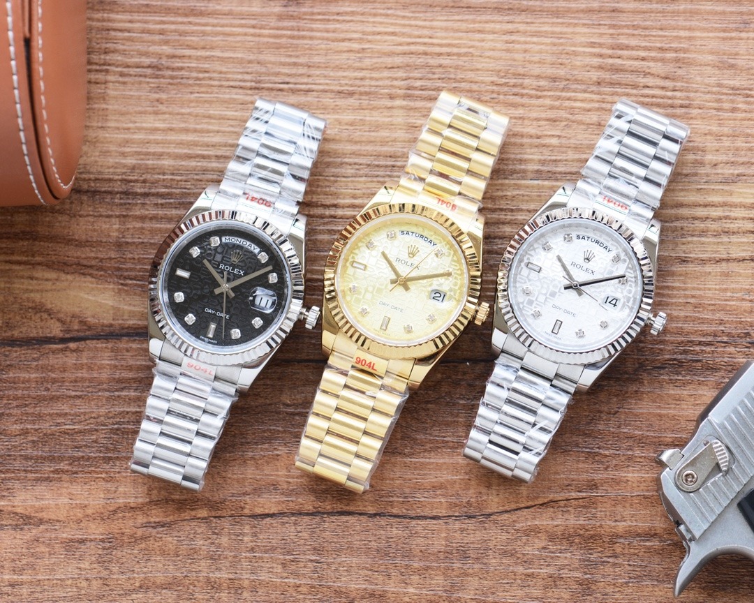 Rolex Day-date 41mm Silver Toned For Men - Image 2